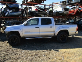 2007 TOYOTA TACOMA PRERUNNER SILVER DOUBLE CAB 4.0L AT 2WD Z16342